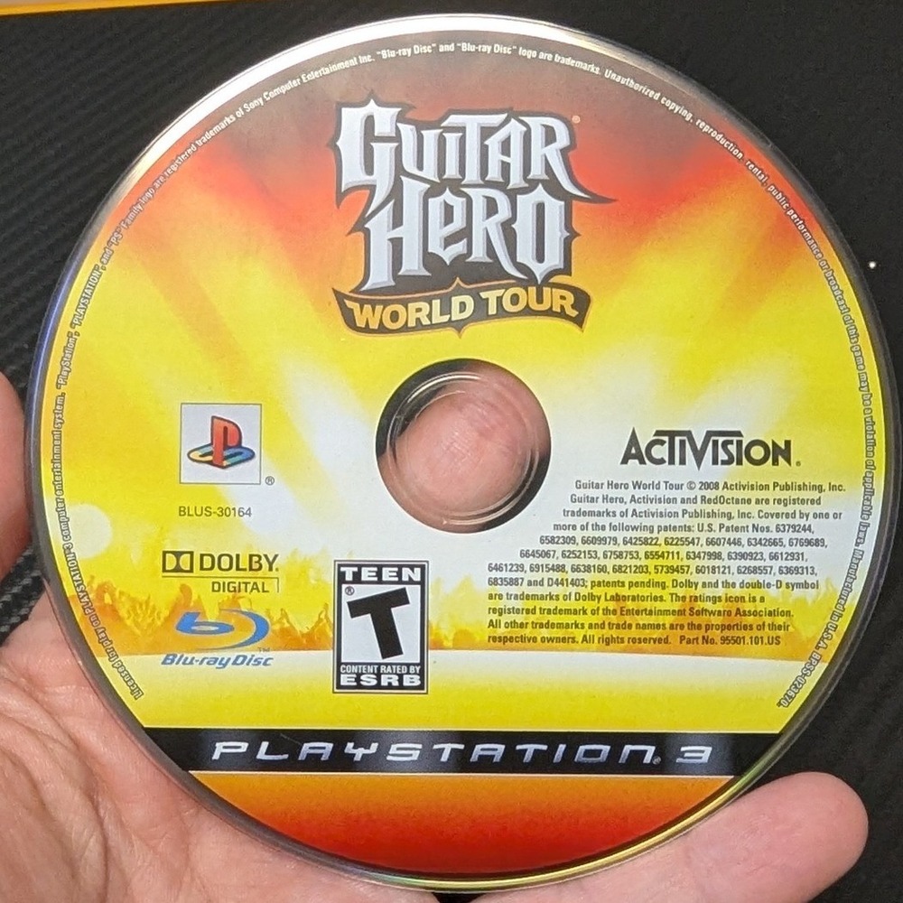 Activision Guitar Hero World Tour PS3 Blue-Ray Disc Only BLUS-30164